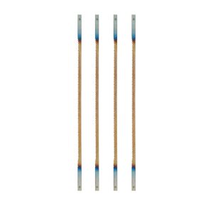 4 PC. 20 TPI SCROLL SAW PINNED BLADES