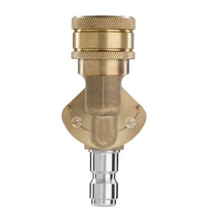 PRESSURE WASHER QUICK-CONNECT PIVOT COUPLER